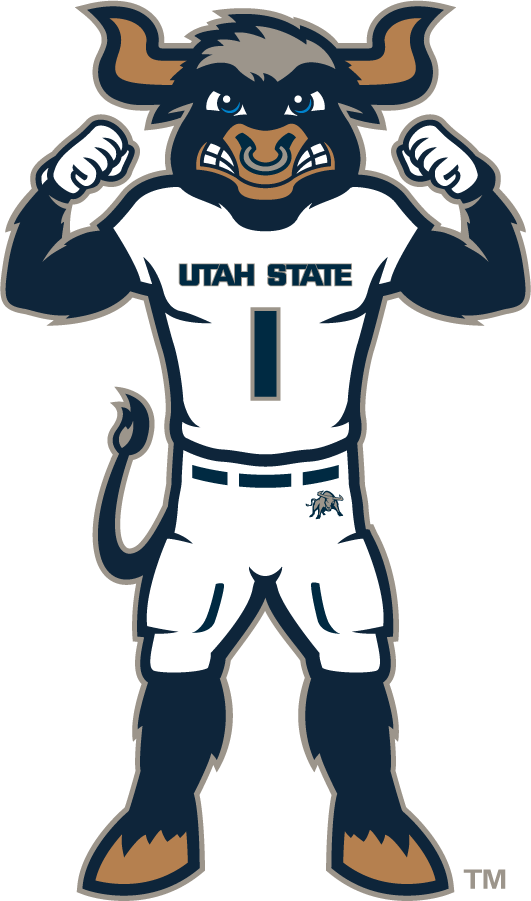 Utah State Aggies 2018-2019 Mascot Logo v3 diy DTF decal sticker